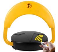 VEVOR Barrière de Parking Rabattable, Verrou de Stationnement avec Télécommande Distance 15m, Système d'Alarme Intelligent Intégré Serrure de Stationnement, Protéger Espace Privé, Commercial