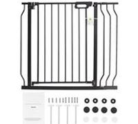 VEVOR Barrière de Sécurité Extensible Barrière d'Escalier Enfant 75-99x76 cm Noir