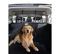 VEVOR Barrière de Séparation de Voiture pour Animal Universelle, Grille Pare-Chien Réglable, en Tube Métallique Solide, Facile à Installer, pour Animaux de Compagnie, Petits SUV, Camions et Véhicules