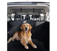 VEVOR Barrière de voiture pour chiens Barrière de sécurité pour chiens Barrière de sécurité pour animaux domestiques Barrière de sécurité en tube métallique stable, barrière de voiture pour chiens uni