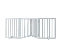 VEVOR Barrière pour animal domestique autoportante pliable blanc 610 x 2040 mm
