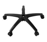 VEVOR Base de chaise de bureau de rechange, 710 mm, base de fauteuil de bureau d'ordinateur universelle, capacité charge statique 1134 kg, avec 5 roulettes, pieds renforcés, pour remplacer base, noir