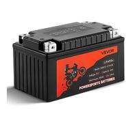 VEVOR Batterie de Moto, 12 V 4 Ah, Batterie Lithium LiFePO4 Préchargée, Sans Entretien et Haute Performance, Compatible avec la Plupart des Marques VTT, Motos, Quads, Motoneiges, Jet-skis, Scooters
