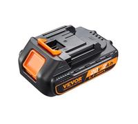 VEVOR Batterie pour Outil Sans Fil Lithium-ion 20 V 2,0 Ah Batterie de Remplacement pour Batteries d'Outils Électriques de Haute Capacité Compatible avec les Outils Outils Électriques Sans Fil 20 V