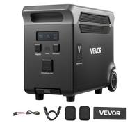 VEVOR Batterie Supplémentaire pour Station Électrique Portable, Batterie d'Extension LiFePO4 3840 Wh avec 3 Ports Sortie pour Bricolage, Camping, Voyages, Camping-cars, Activités Plein Air, Urgences