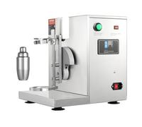 VEVOR Batteur Mixeur à Milkshake Commercial, Appareil à Thé au Lait 120 W, Mélangeur à Boissons Tête Unique, Réglable 0-180 s, avec Tasse en Acier Inoxydable de 750 mL, pour Magasin de Thé au Lait Bar