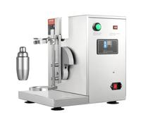 VEVOR Batteur Mixeur à Milkshake Électrique 120 W Appareil à Thé au Lait en Inox