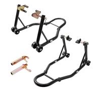 VEVOR Béquille moto arrière d'atelier – Charge 0,39 t – Bras réglable – Ø350 mm
