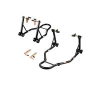 VEVOR Béquille Roue Avant et Arrière, Lève Moto Charge 499 kg, avec Fourche Avant Double, Fourche Arrière U+L, Bras Oscillant, Compatible avec la Plupart des Motos Yamaha, Honda, Kawasaki, Suzuki