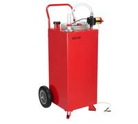 VEVOR Bidon d'Essence et Diesel sur Roues, 113,5 L, Réservoir de Carburant avec Pompe Électrique, Tuyau 3 m, Chariot de Ravitaillement Stockage de Carburant pour VTT, Voiture, Tondeuse, Bateau, Moto