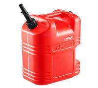 VEVOR Bidon Essence 19 L Bidon Carburant avec Bec Verseur, Graduation Transparente, Débit Maximal 15 L/min, Réservoir Essence Plat Portable pour la Plupart des Voitures, Motos, UTV, Tracteurs, Rouge