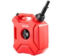VEVOR Bidon Essence Réservoir Carburant Portable 5 L Verrouillage Antivol Rouge