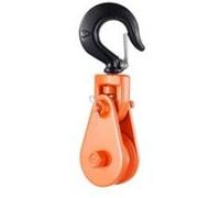 VEVOR Bloc d'arrachage avec crochet pivotant, 2 T, poulie de mouflage 72,6 mm pour corde de 9,5 mm, pour opérations de remorquage et de récupération sur dépanneuses, treuils de transport de voitures