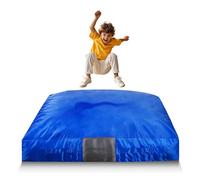 VEVOR Bloc de Réception 150x150x30 cm, Tapis de Chute Épais avec Bloc de Mousse Housse Lavable, pour Sécurité dans la Salle Sensorielle, Matelas de Réception avec Grande Zone d'Atterrissage Moelleuse