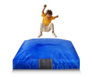 VEVOR Bloc de Réception 150x150x30 cm, Tapis de Chute Épais avec Bloc de Mousse Housse Lavable, pour Sécurité dans la Salle Sensorielle, Matelas de Réception avec Grande Zone d'Atterrissage Moelleuse
