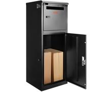 VEVOR Boîte à Colis Boîte aux Lettres Dépôt 41,2x40,1x110,5 cm Verrouillage Code