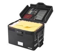 VEVOR Boîte à documents ignifuge 1000 °C, porte-documents anti-feu multicouche avec serrure, portable et pliable, sac de rangement ignifuge et étanche pour fichiers importants, passeports, pour bureau