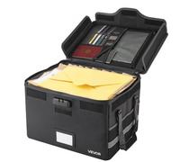VEVOR Boîte à documents ignifuge 1000 °C, porte-documents anti-feu multicouche avec serrure, portable et pliable, sac de rangement ignifuge et étanche pour fichiers importants, passeports, pour bureau