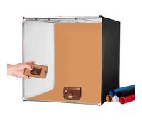 VEVOR Boîte à lumière studio photo 100x100 cm 5600 K avec 210 lumières LED