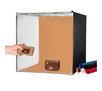 VEVOR Boîte à lumière studio photo 81,5x81,5 cm 5600 K avec 210 lumières LED