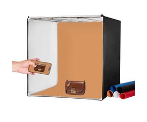 VEVOR Boîte à lumière studio photo 815x815x815 mm 5600 K avec 210 lumières LED