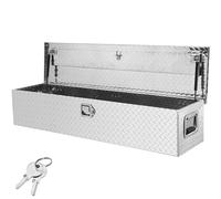 VEVOR Boîte à Outil pour Camion Coffre de Pick-up Alu 121,9x38,1x38,1 cm Argenté