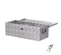 VEVOR Boîte à outil pour camion coffre de pick-up alu 762x330,2x243,84 mm argent
