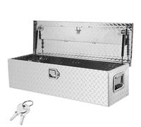 VEVOR Boîte à Outil pour Camion Coffre de Pick-up en Alu 99x33x25,4 cm Argenté