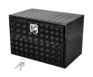 VEVOR Boîte à Outils pour Camion 121,9x61x61 cm, Coffre Sous-Châssis Fixation Inférieure, Caisse de Stockage en Aluminium avec Serrure et Clés, Étanche, pour Remorque Pick-up Fourgonnette Véhicules