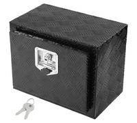 VEVOR Boîte à Outils pour Camion 46 x 32 x 36 cm, Coffre Sous-Châssis Fixation Inférieure, Caisse de Stockage en Aluminium avec Serrure et Clés, Étanche, pour Remorque Pick-up Fourgonnette Véhicules