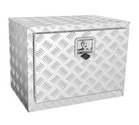VEVOR Boîte à Outils pour Camion 61×33,5×40,5 cm Coffre Sous-châssis Fixation Inférieure Caisse de Stockage en Alliage d'Aluminium Solide avec Serrure et Clés pour Remorque Pick-up Véhicules Transport