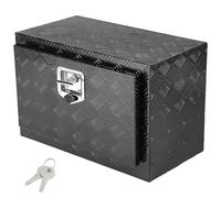 VEVOR Boîte à Outils pour Camion 61x35,5x40,5 cm, Coffre sous-Châssis Fixation Inférieure, Caisse de Stockage en Aluminium avec Serrure et Clés, Étanche, pour Remorque Pick-up Fourgonnette Véhicules