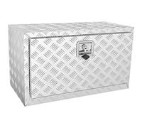 VEVOR Boîte à Outils pour Camion 76×43×46 cm Coffre Sous-châssis Fixation Inférieure Caisse de Stockage en Alliage d'Aluminium Solide avec Serrure et Clés pour Remorque Pick-up Véhicules Transport