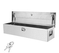 VEVOR Boîte à outils camion aluminium 121,9×38,1×38,1 cm – Verrouillable, clés, poignées latérales