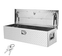 VEVOR Boîte à Outil pour Camion Coffre de Pick-up en Alu 99x33x25,4 cm Argenté