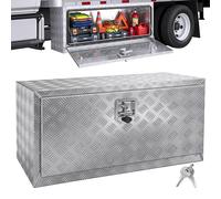 VEVOR Boîte à outils pour camion 91,4×35,5×40,5 cm – alliage d'aluminium, serrure et clés
