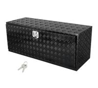 VEVOR Boîte à Outils pour Camion 152,4x61x61 cm, Coffre Sous-Châssis Fixation Inférieure, Caisse de Stockage en Aluminium avec Serrure et Clés, Étanche, pour Remorque Pick-up Fourgonnette Véhicules