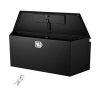 VEVOR Boîte à Outils pour Remorque 124,5x35,3x47 cm, Coffre de Timon ou Flèche de Remorque en Acier, pour Rangement Pick-up Caravane Véhicule Tout-terrain, Caisse à Outils avec Serrure et Clés