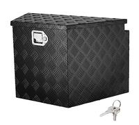 VEVOR Boîte à Outils pour Remorque 73,7x41x45,7 cm, Coffre de Timon ou Flèche de Remorque en Alliage d'Aluminium, Caisse à Outils avec Serrure et Clé, Résistance aux Intempéries, pour Déplacement