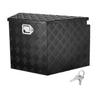 VEVOR Boîte à Outils pour Remorque 990×305×419 mm Coffre de Timon ou Flèche de Remorque en Alliage d'Aluminium Robuste Caisse à Outils avec Serrure et Clé Résistance aux Intempéries pour Déplacement