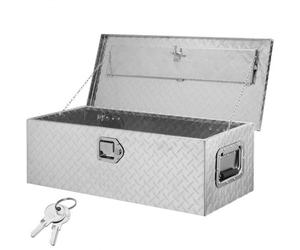 VEVOR - boîte à outils robuste en aluminium, 76,2x33x24,4 cm, boîte à outils pour lit de camionnette