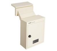 VEVOR Boîte aux lettres encastrable mur 320x158x430 mm avec serrure à code beige