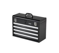 Boîte à outils métallique VEVOR, boîte à outils portable en métal, 52,1 cm, revêtement par poudre, organisateur d'outils multifonctionnel