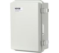 VEVOR Boîte de Jonction Électrique 30x20x18cm ABS IP67 Couvercle à Charnière Étanche
