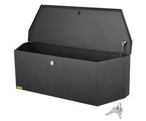 VEVOR boîte de rangement d'outils de langue de remorque 914x305x305 mm en acier au carbone + clés de verrouillage