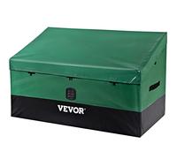 VEVOR Boîte de Rangement Extérieur 440 L Coffre de Stockage Jardin Étanche Portable Cadre Galvanisé Bâche PE Garder Outils Garage Jouets des Enfants pour Maison Camping Terrasse Piscine 122x63x75 cm