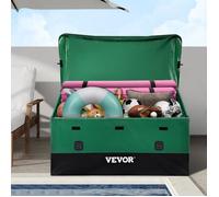 VEVOR Boîte de Rangement Extérieur Étanche 660L Bâche PE Imperméable 155x63x75cm