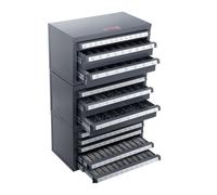 VEVOR Boîte de Rangement Lot de 3 Distributeur de Forets Empilable 3/5 Tiroirs