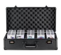 VEVOR Boîte de rangement pour cartes gradées – 5 emplacements, séparateurs mousse, verrou à code
