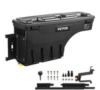 VEVOR Boîte de Rangement pour Lit de Camion 34kg Noir Ramasseur Arrière Boîte à Outils pour Ranger 25L Remorque de Boîte de Stockage pour Améliorer l'Organisation de Votre Lit et Libérer de la Place